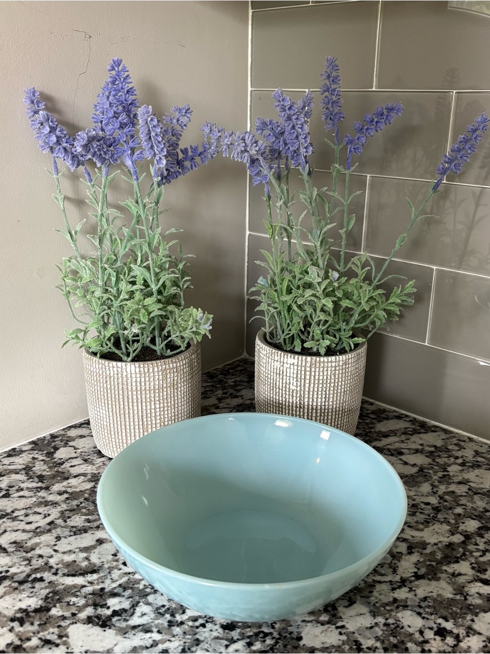 Fire King Light Blue delphite milk glass serving Bowl vintage MCM